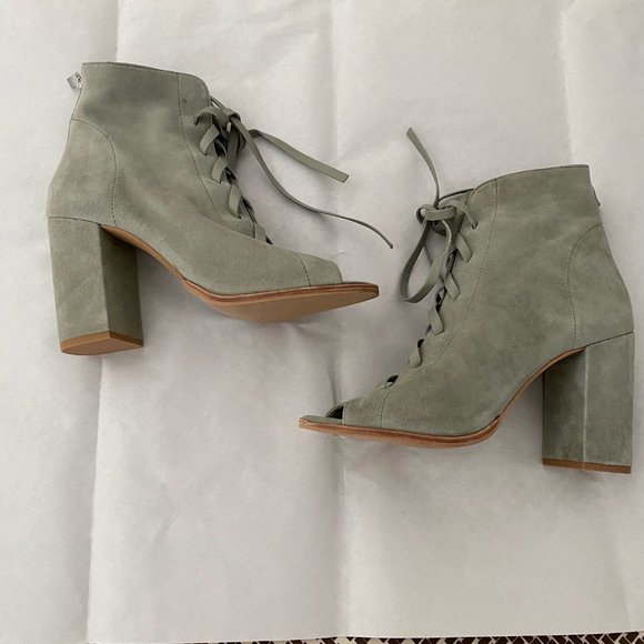 KRISTIN CAVALLARI FOR CHINESE LAUNDRY SAGE LAYTON LACE UP BOOTIES SIZE 9 - Picture 5 of 9